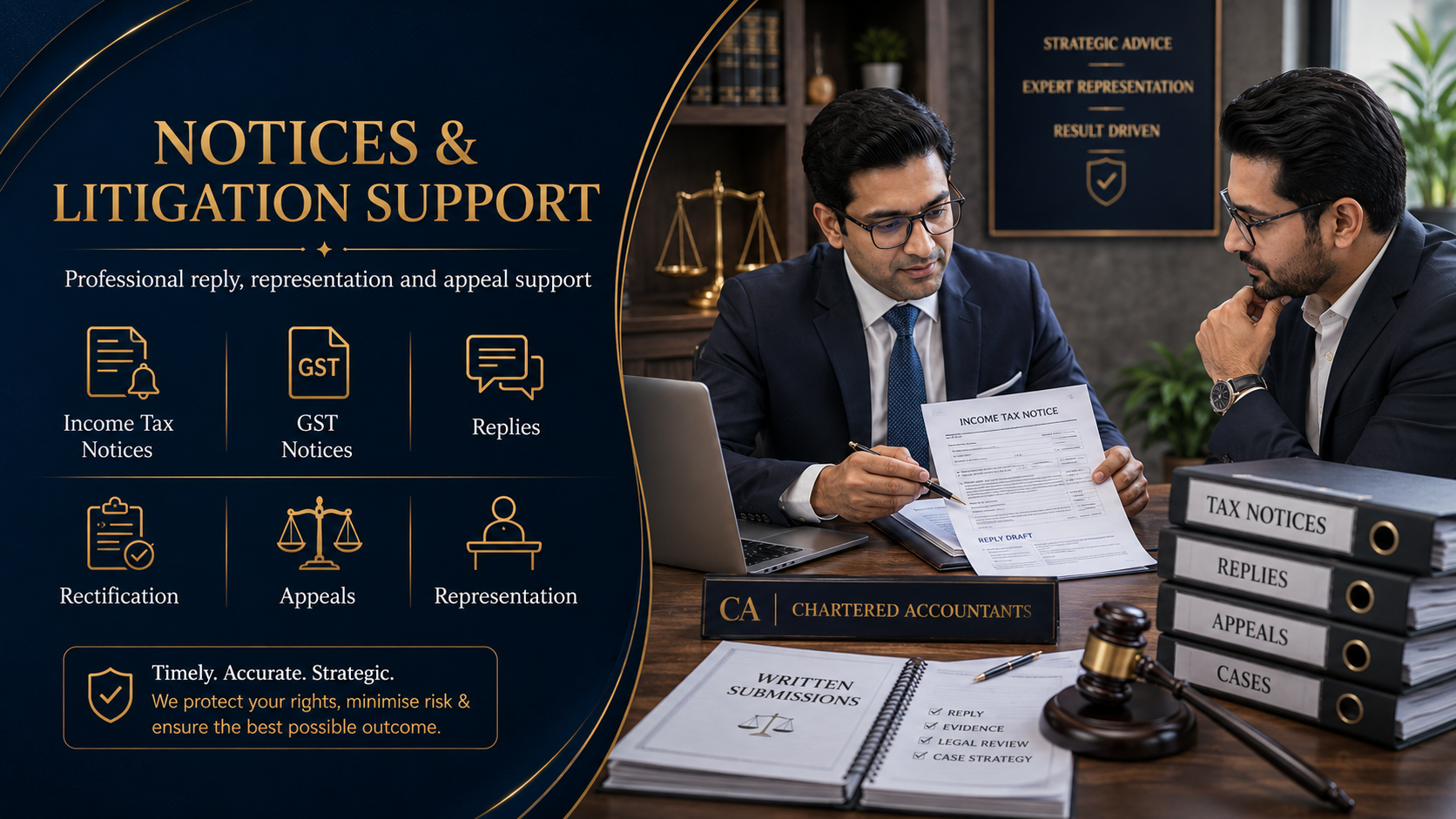 Notices & Litigation Support — Varun Amita Gupta & Co.
