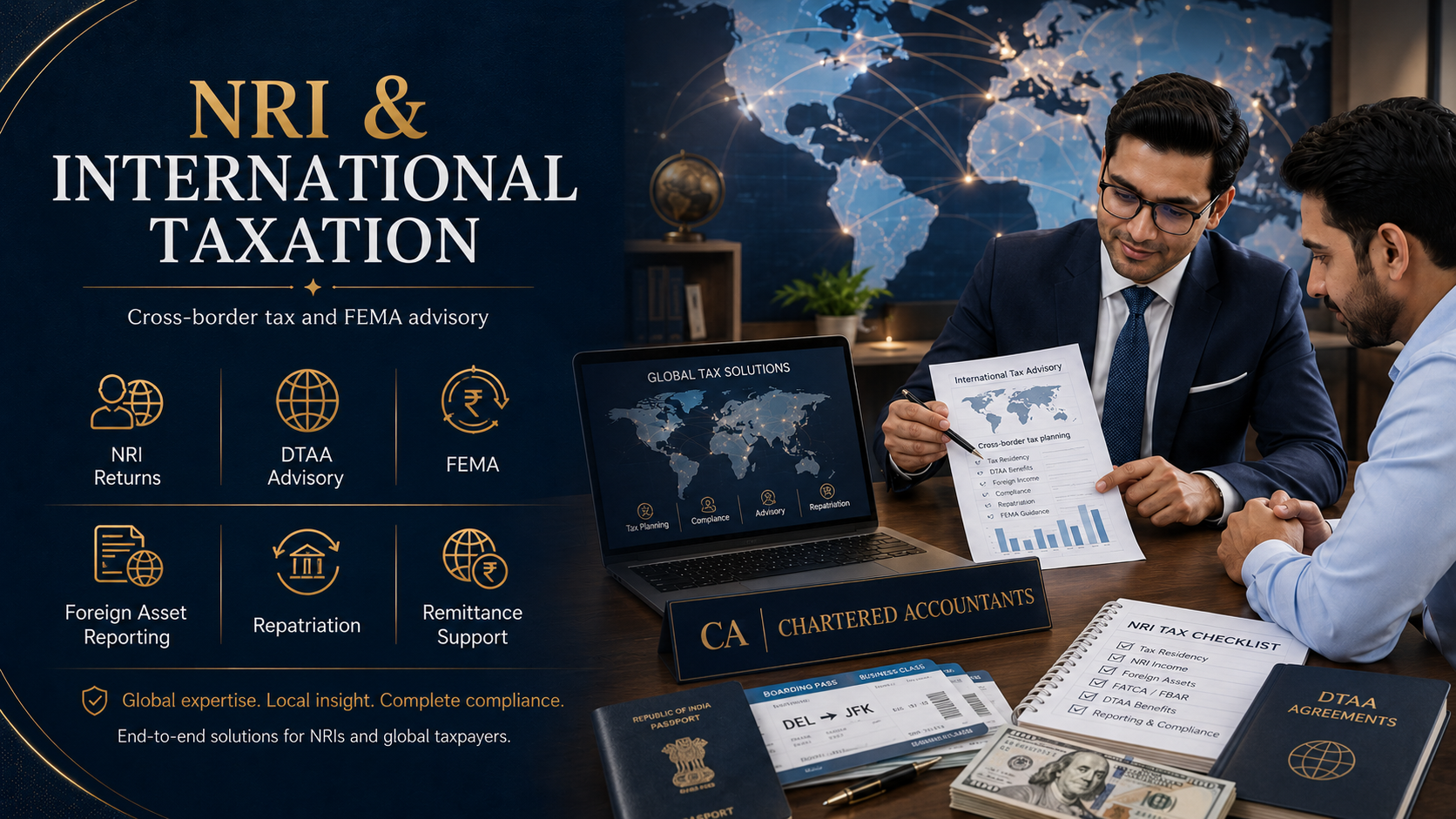 NRI & International Taxation — Varun Amita Gupta & Co.