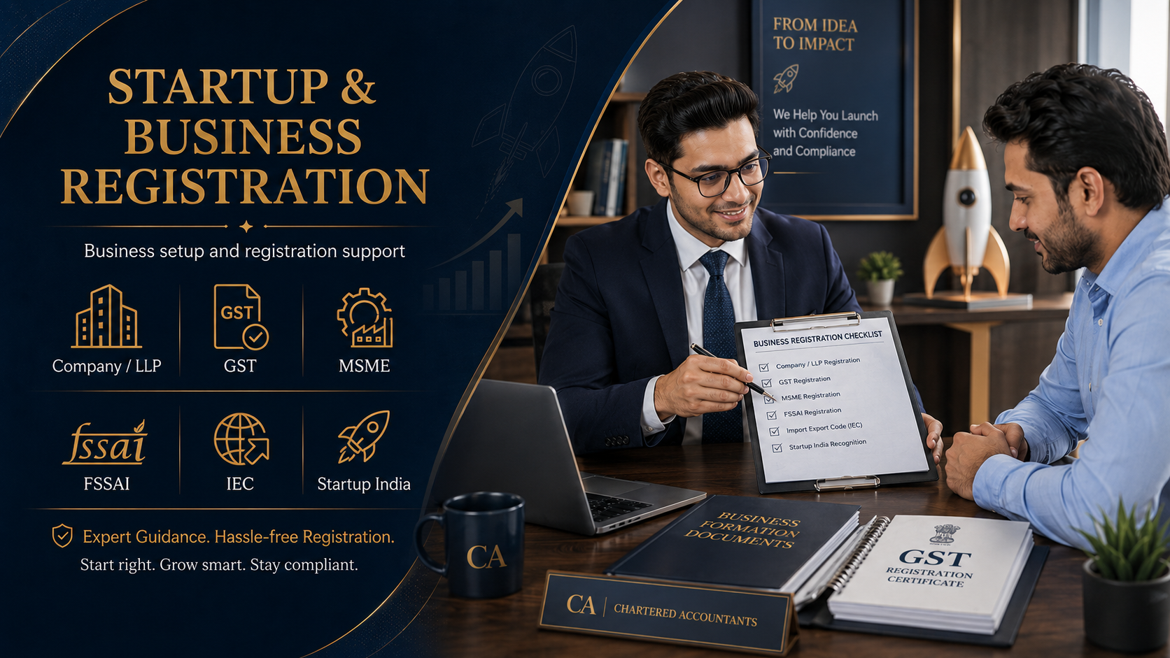 Startup & Business Registration — Varun Amita Gupta & Co.