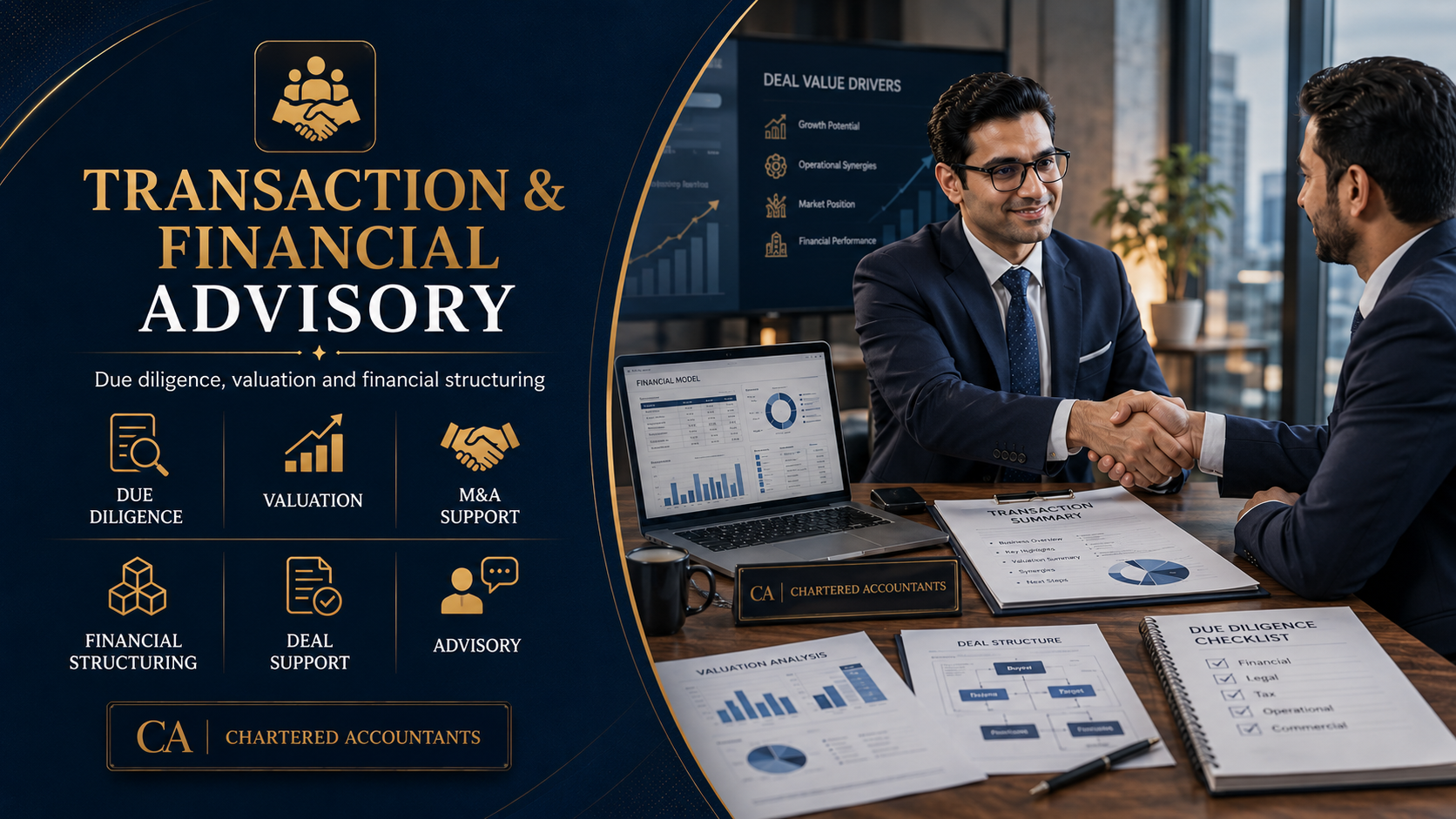 Transaction & Financial Advisory — Varun Amita Gupta & Co.